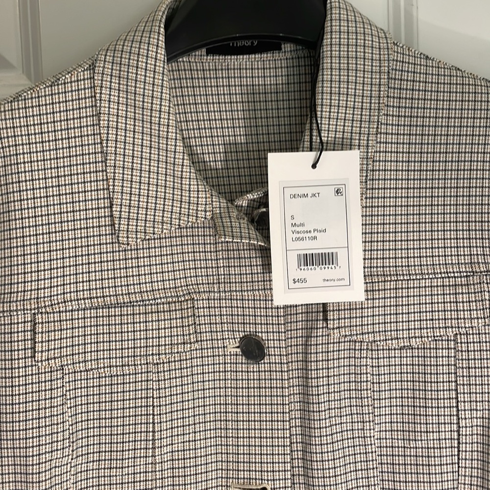 Theory jacket never worn with tags